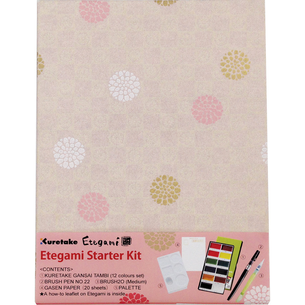 Aquarela Kuretake Gansai Tambi Etegami Starter Kit